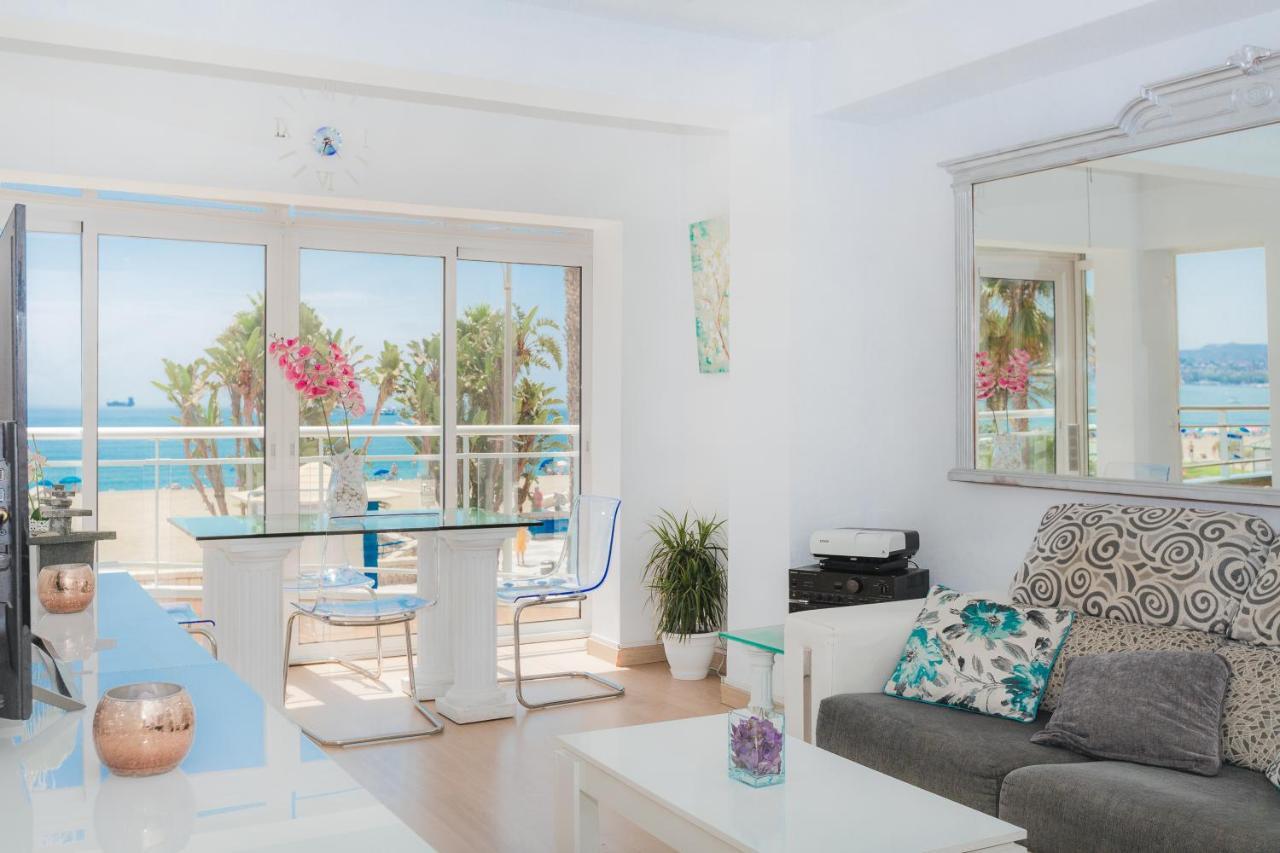 Apartamento Lujo Frente Al Mar Centro De Málaga Kültér fotó